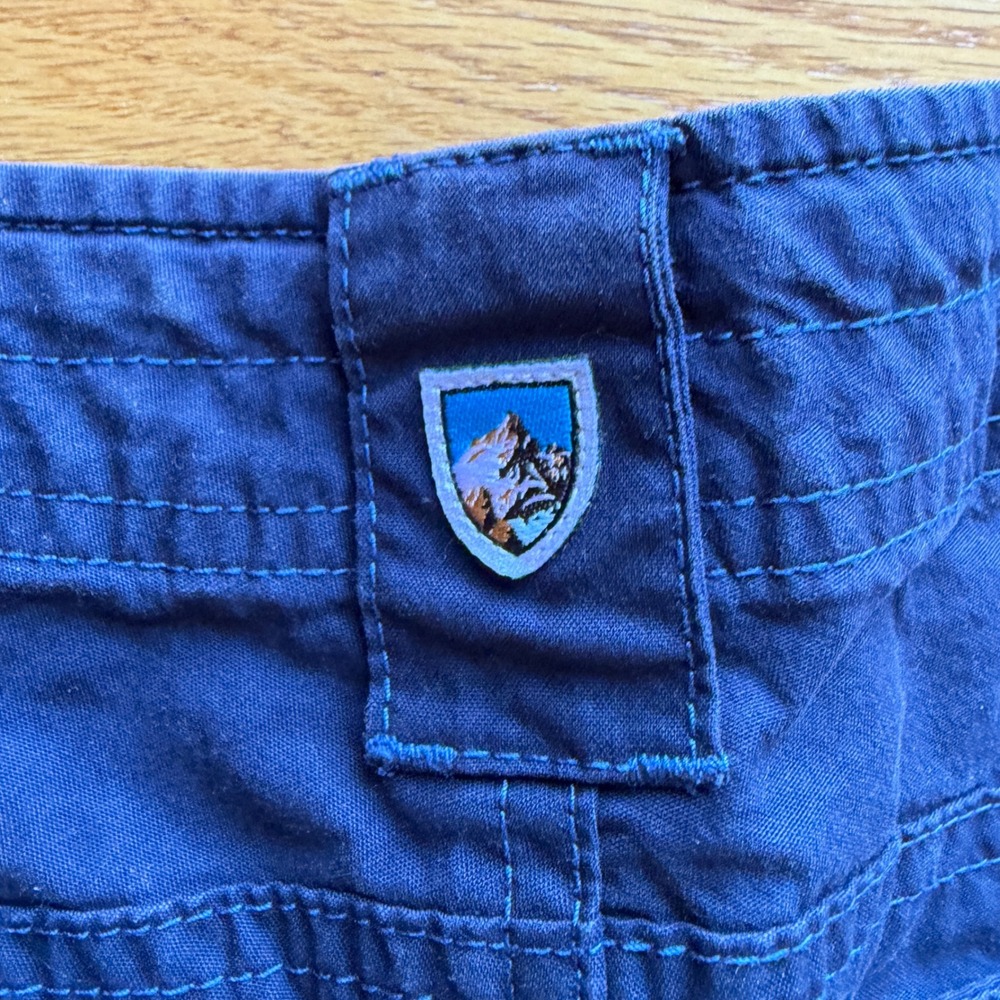 Kuhl‎ Free Range Hiking Capri Pants 8 Navy Blue Stretch Crop Outdoor Gorpcore - Picture 14 of 16